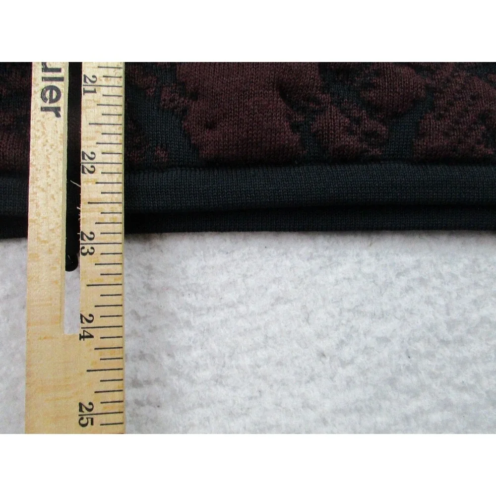 NWT Lululemon Jacquard Multi-Texture Sweater Womens Sz 6 Red Merlot Merino Wool‎